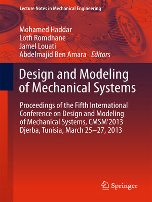 cover image of Design and Modeling of Mechanical Systems